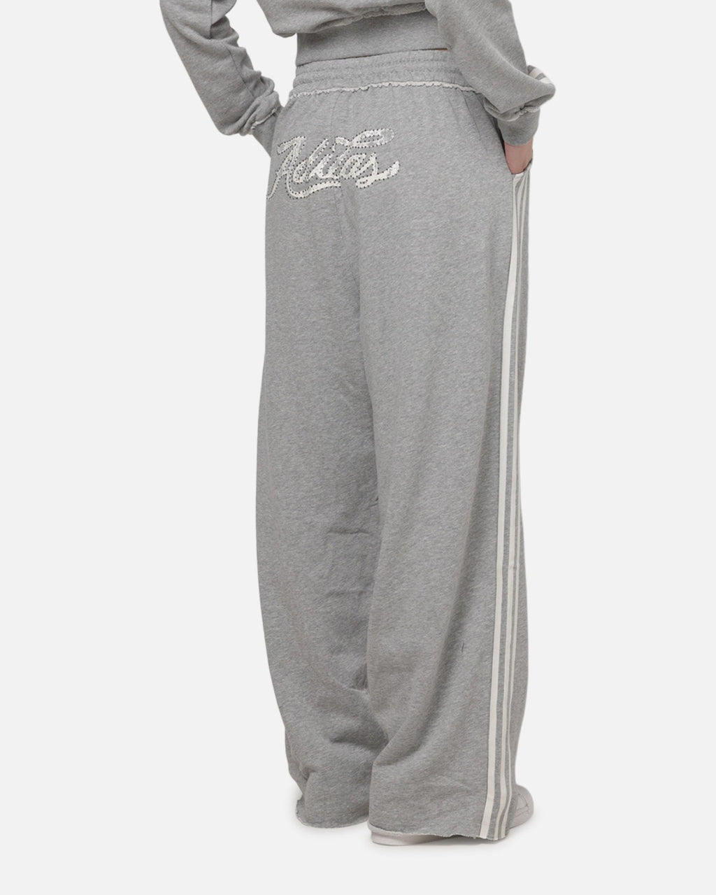 Best-Selling Adidas Women's Graphic Loose Sweat Pants Medium Grey Heather