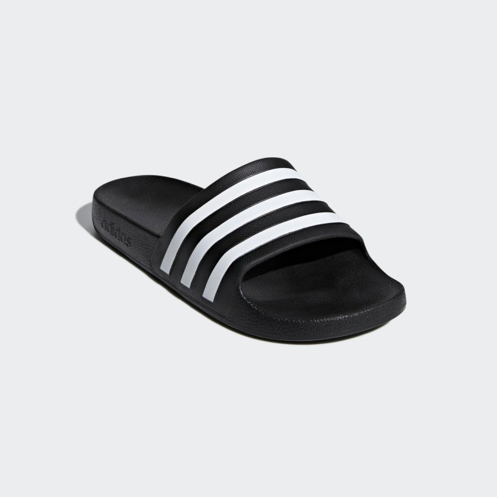 New Arrival Adidas Original Adilette AQUA  -BLACK WHITE