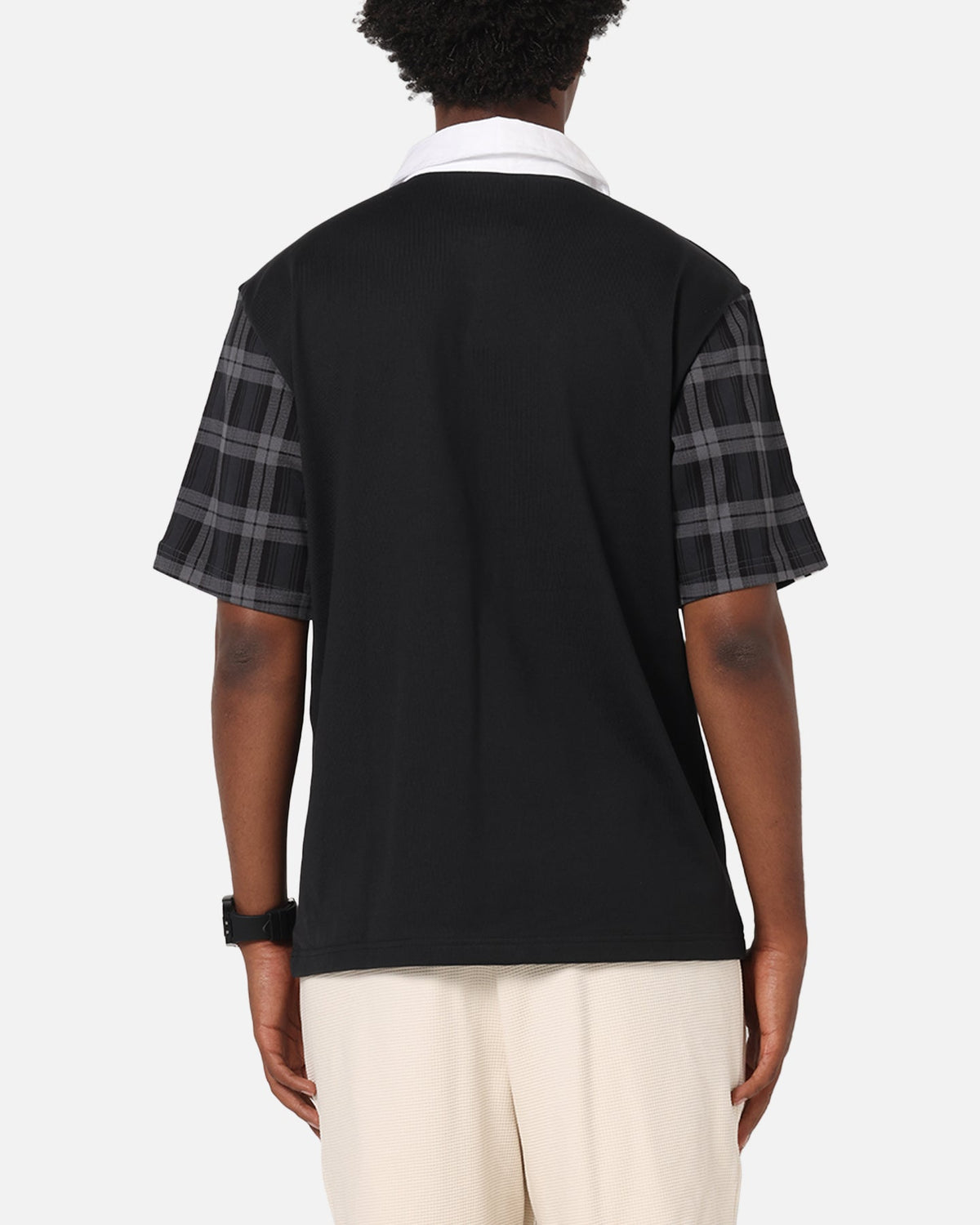 Best-Selling Adidas Tartan Regular Rugby Polo T-Shirt Black