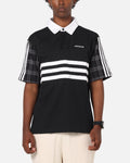 Best-Selling Adidas Tartan Regular Rugby Polo T-Shirt Black