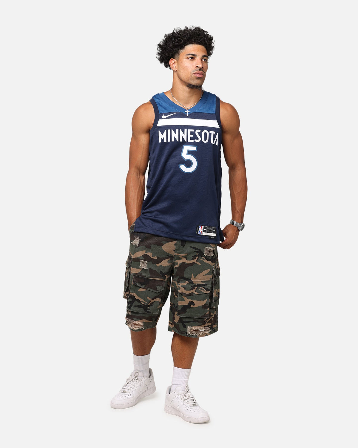 Top Seller Nike Anthony Edwards Minnesota Timberwolves #5 Icon Edition 2022/23 Nike Dri-Fit NBA Swingman Jersey College Navy