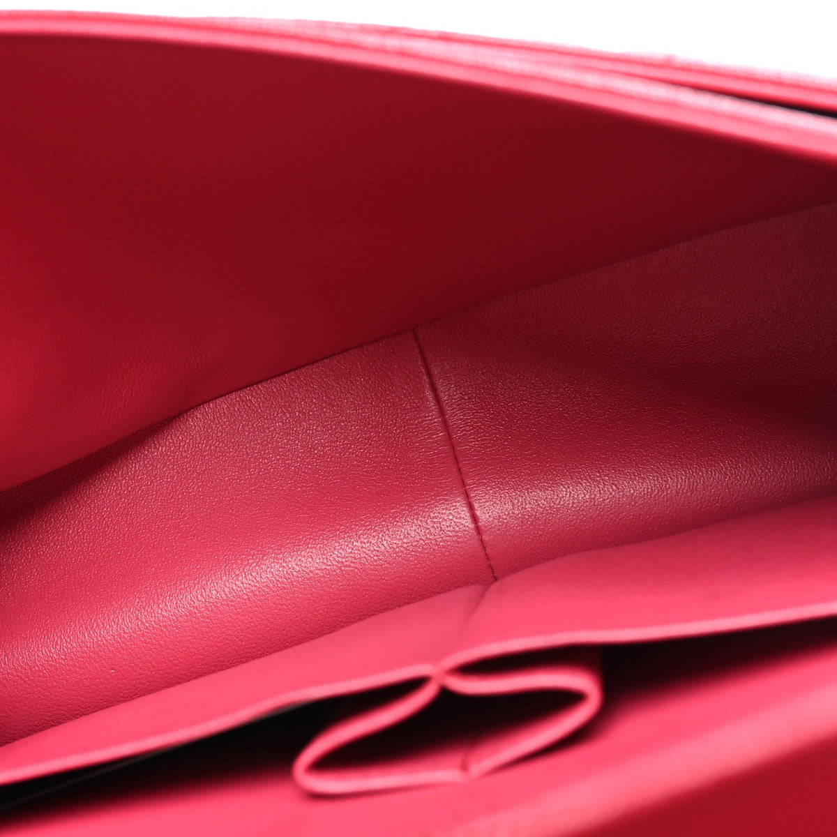 Caviar Quilted Jumbo Double Flap Dark Pink At My store