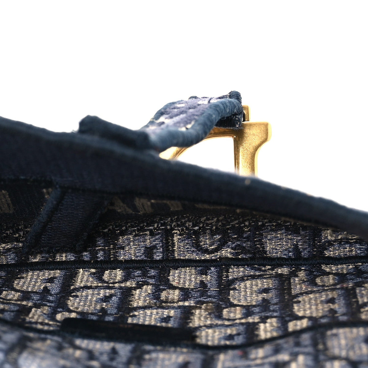 Oblique Slim Saddle Pouch Blue AT My store