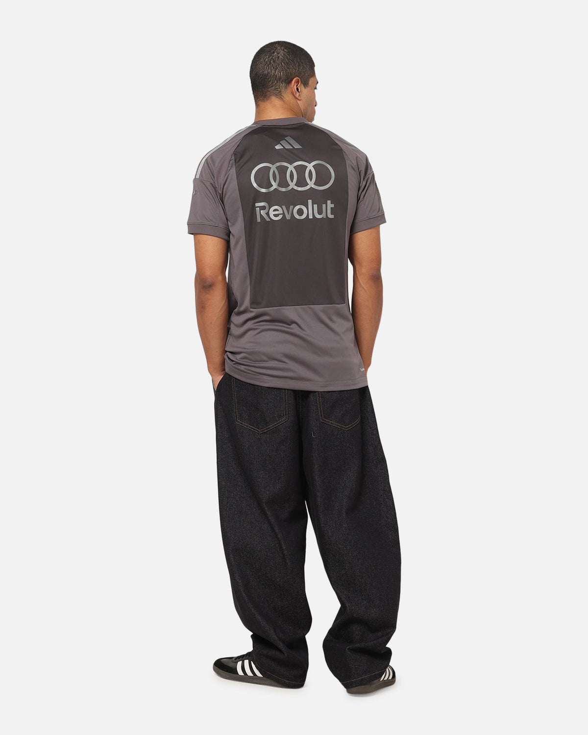 Best-Selling Adidas Audi Revolut F1 Team Driver Replica T-Shirt Grey