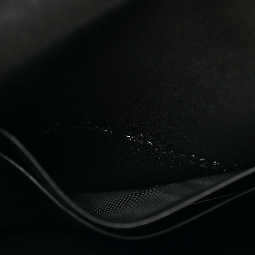 Supple Calfskin Cannage Caro Belt Pouch with Chain Black AT My store