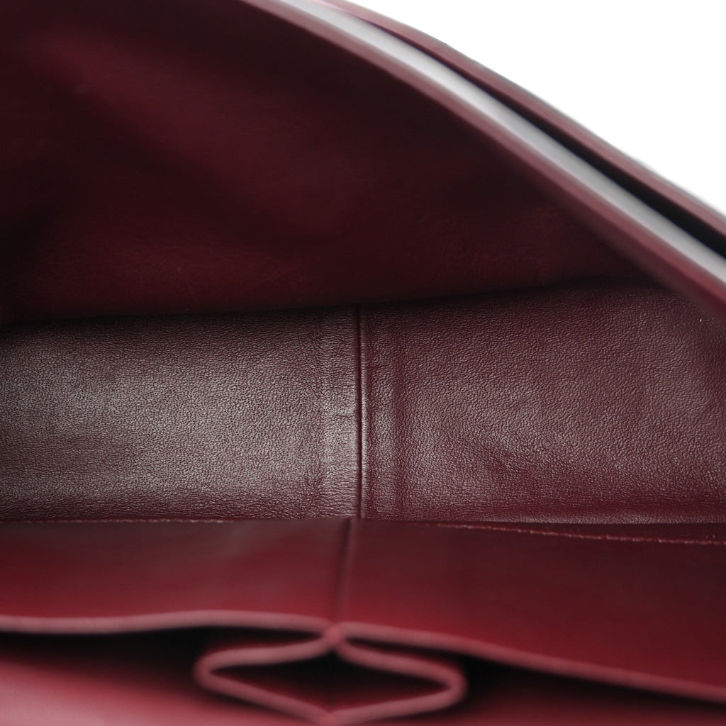 Lambskin Quilted Jumbo Double Flap Black At My store