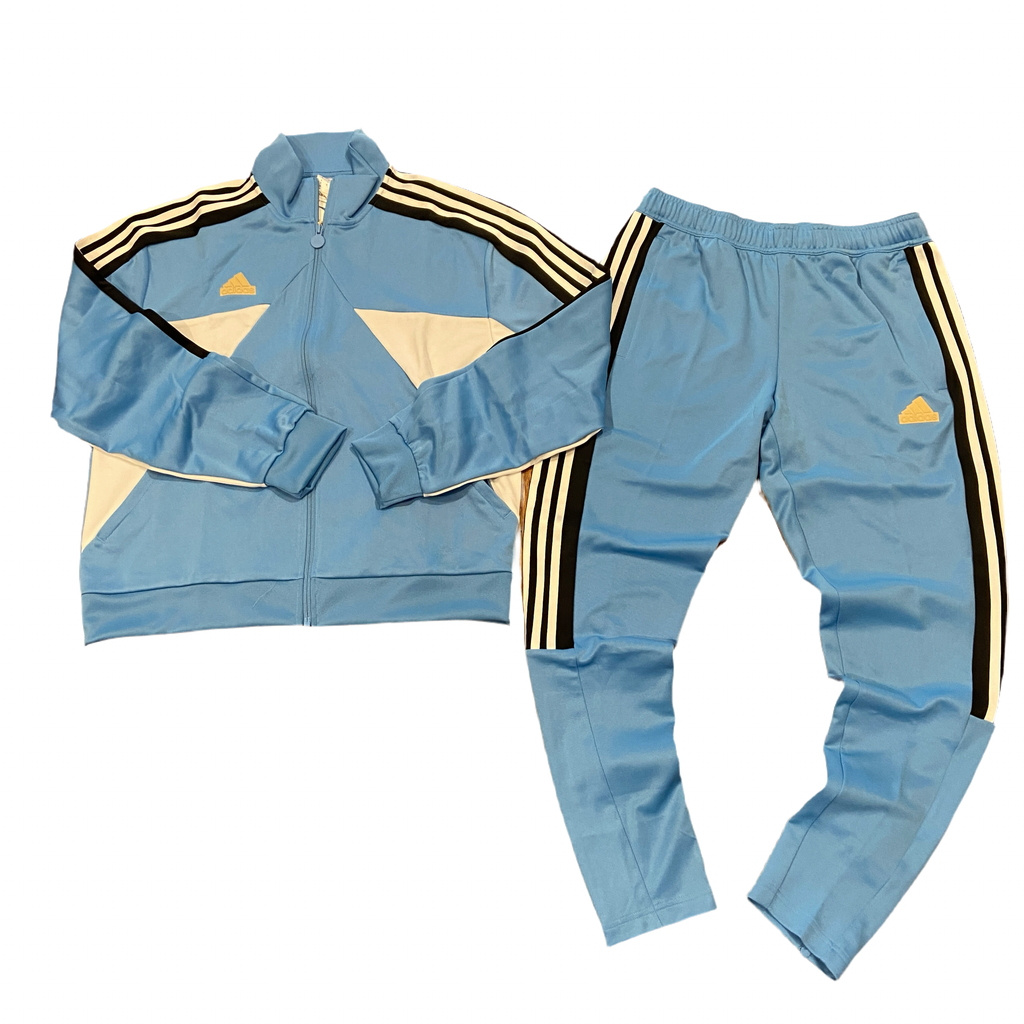 New Arrival Adidas Original M TIRO NTPK  TT TRACKSUITS Men -LIGHT BLUE/BLACK WHITE