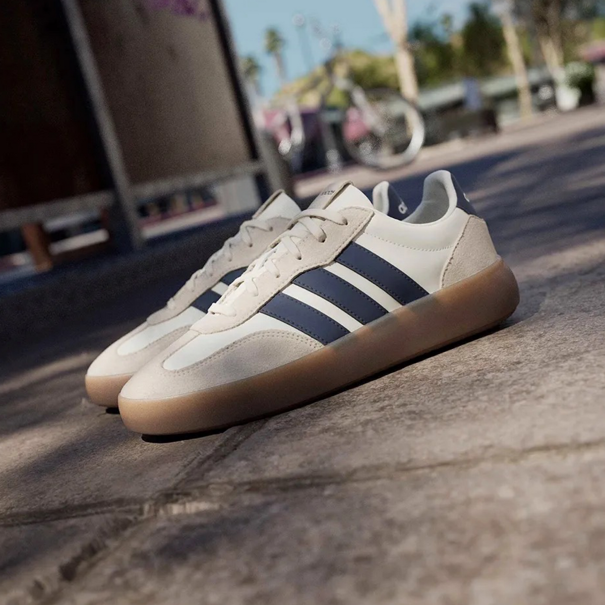New Arrival Adidas Original BARREDA DECODE LUX  Men -BEIGE NAVY