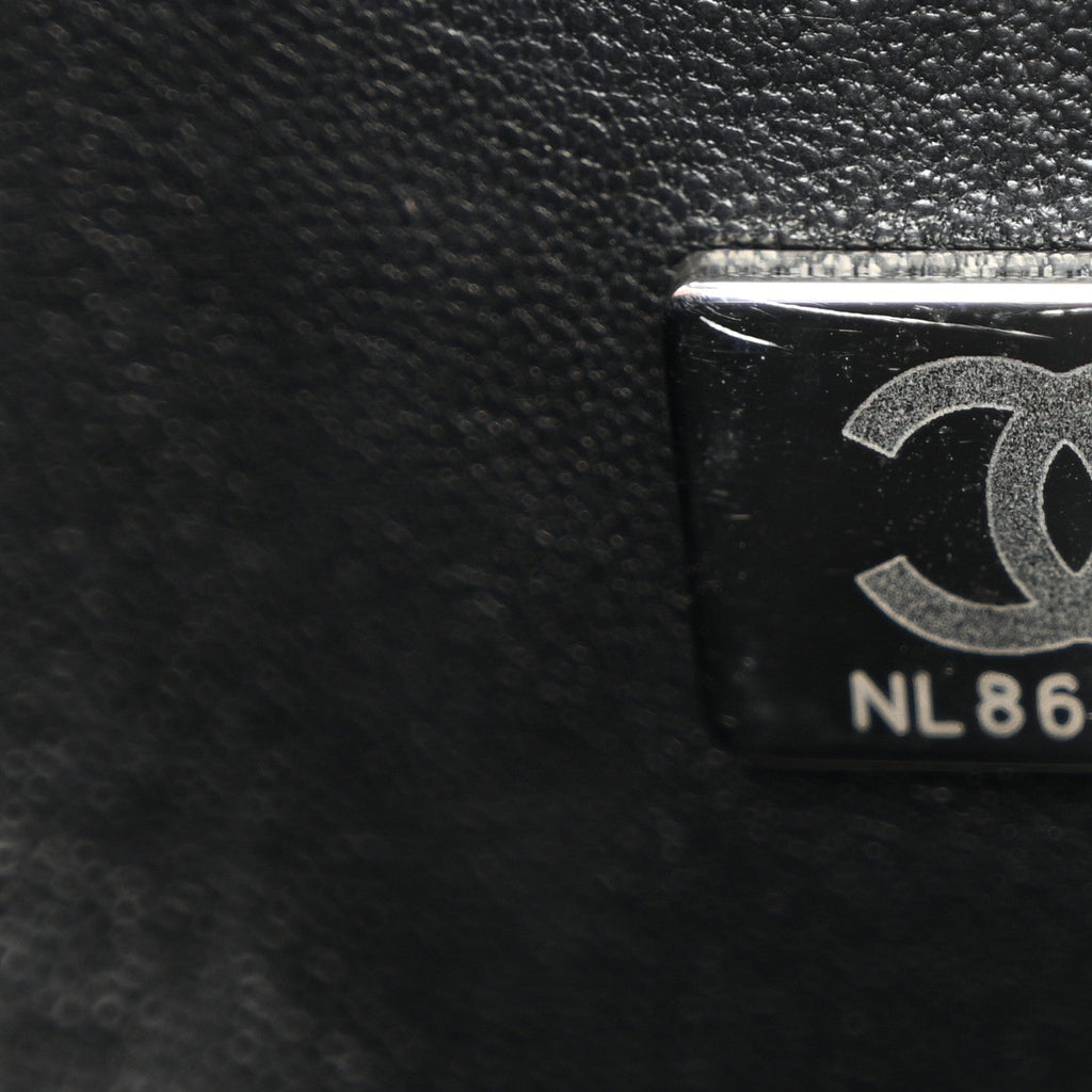 Lambskin Quilted Medium Double Flap So Black At My store
