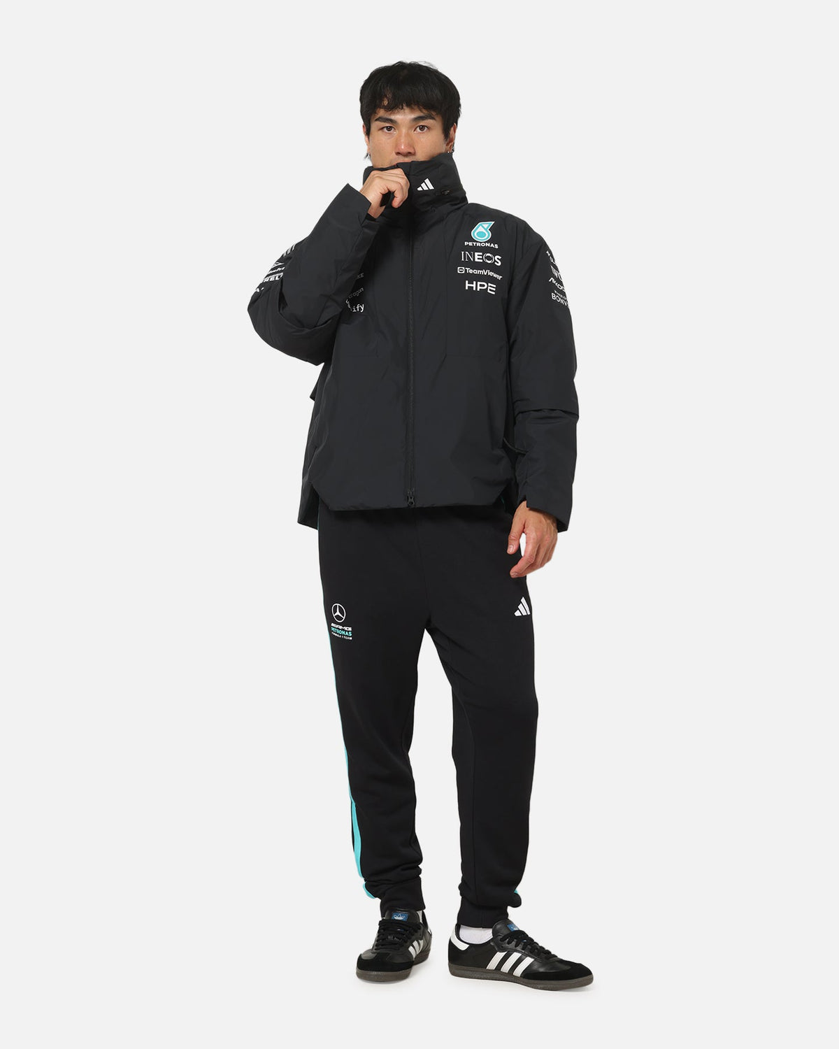 Best-Selling Adidas Mercedes-AMG Petronas Formula 1 Team Engineers Jacket Black