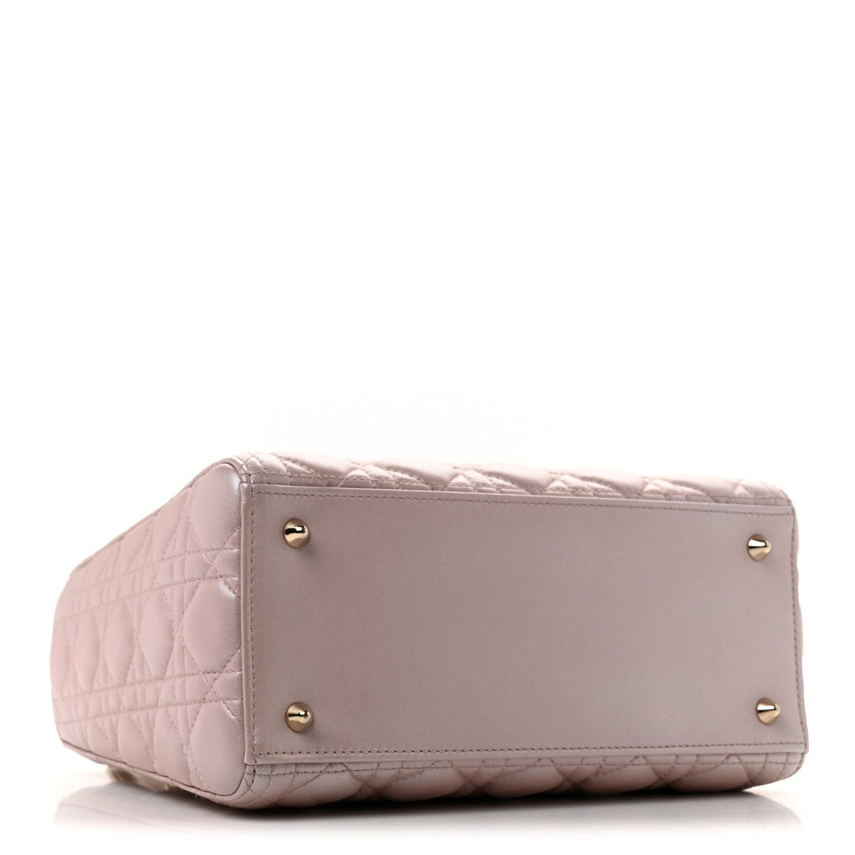 Pearly Lambskin Cannage Medium Lady Dior Lotus AT My store