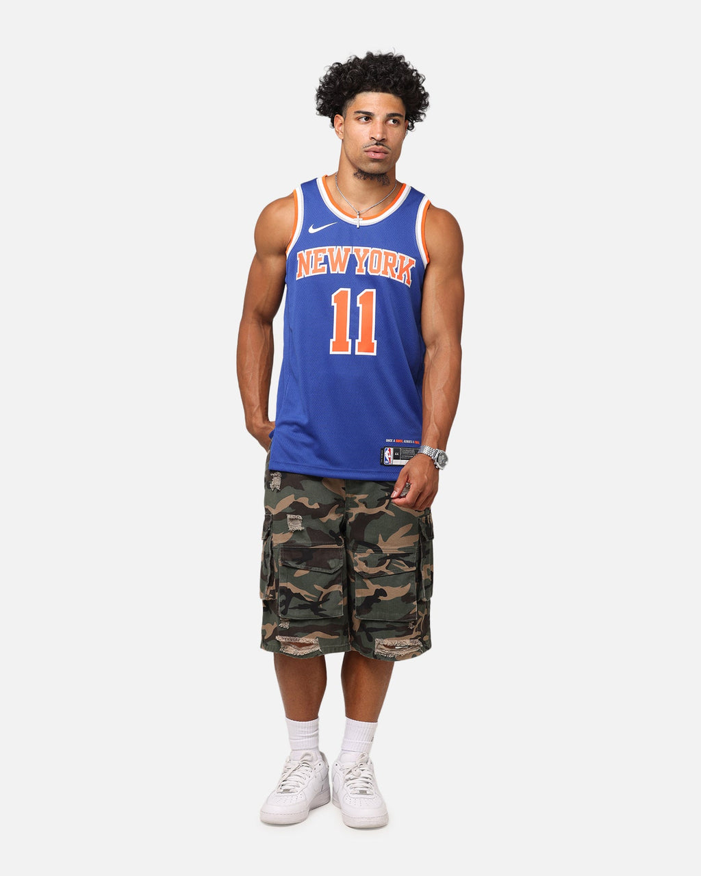 Top Seller Nike Jalen Brunson New York Knicks #11 Icon Edition 2022/23 Nike Dri-Fit NBA Swingman Jersey Rush Blue
