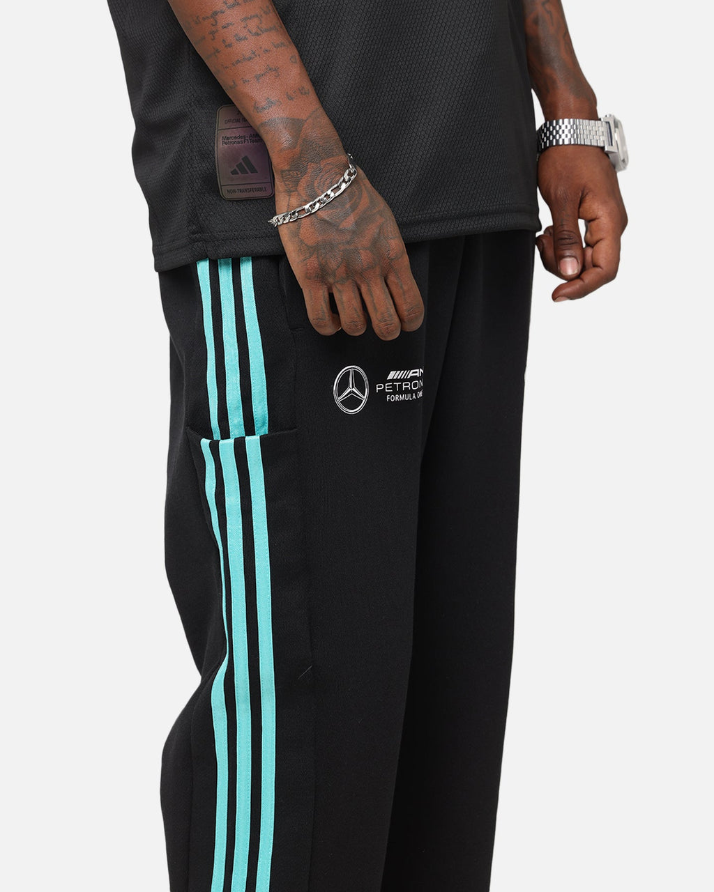 Best-Selling adidas x Mercedes-AMG PETRONAS Formula One F1 DNA Joggers Black/White