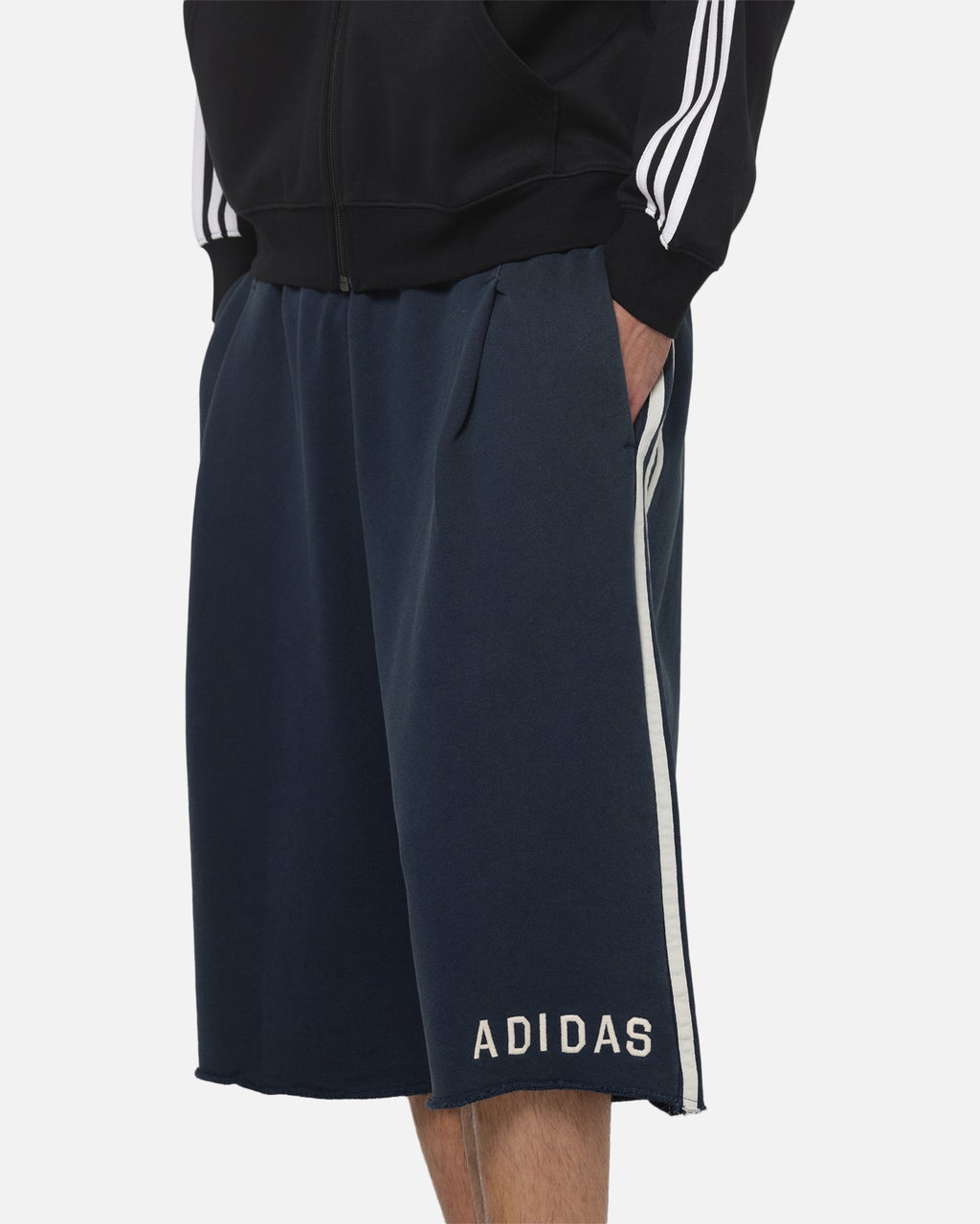 Best-Selling Adidas Originals Long Sweat Shorts Night Indigo