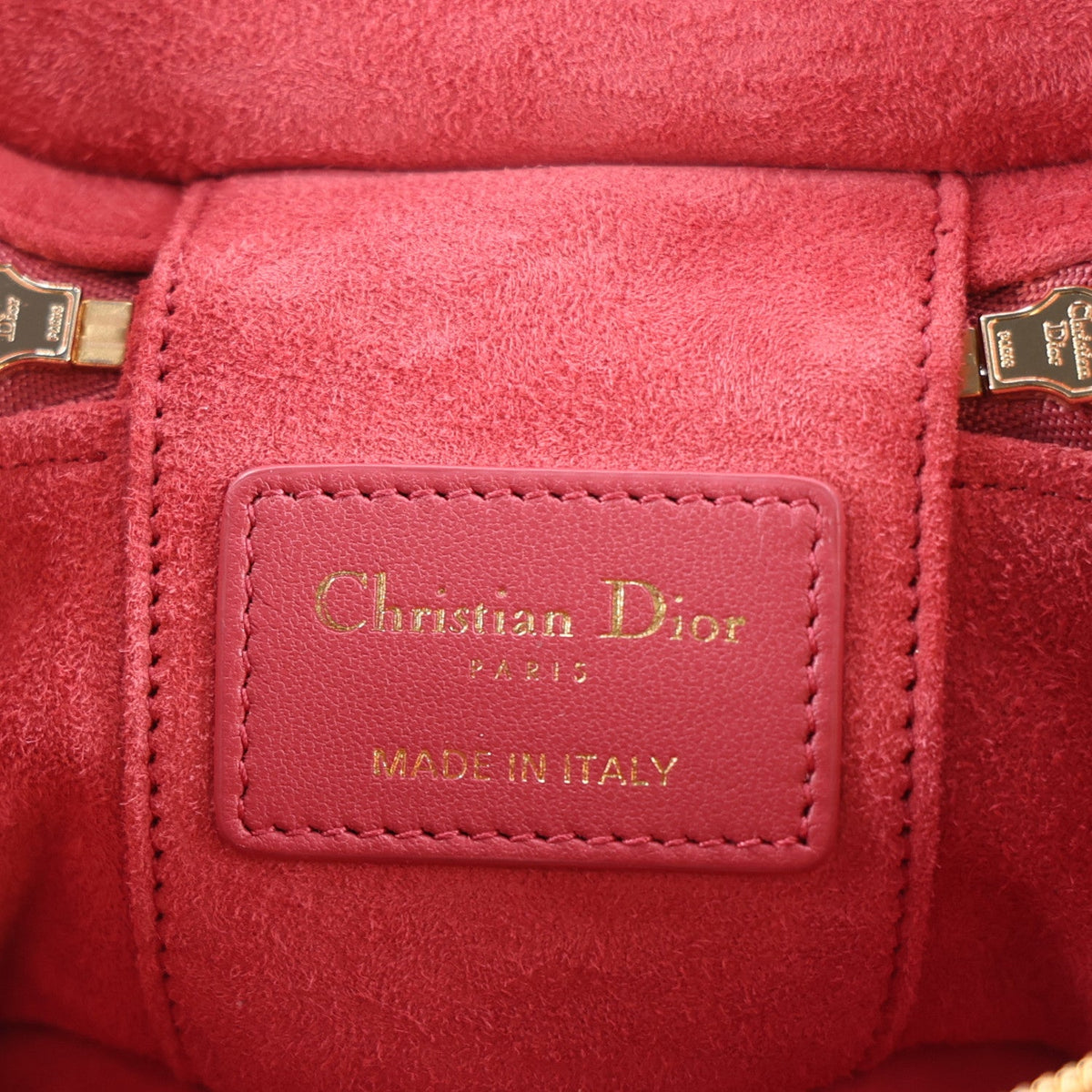 Lambskin Cannage Micro Vanity Case Strawberry Pink AT My store