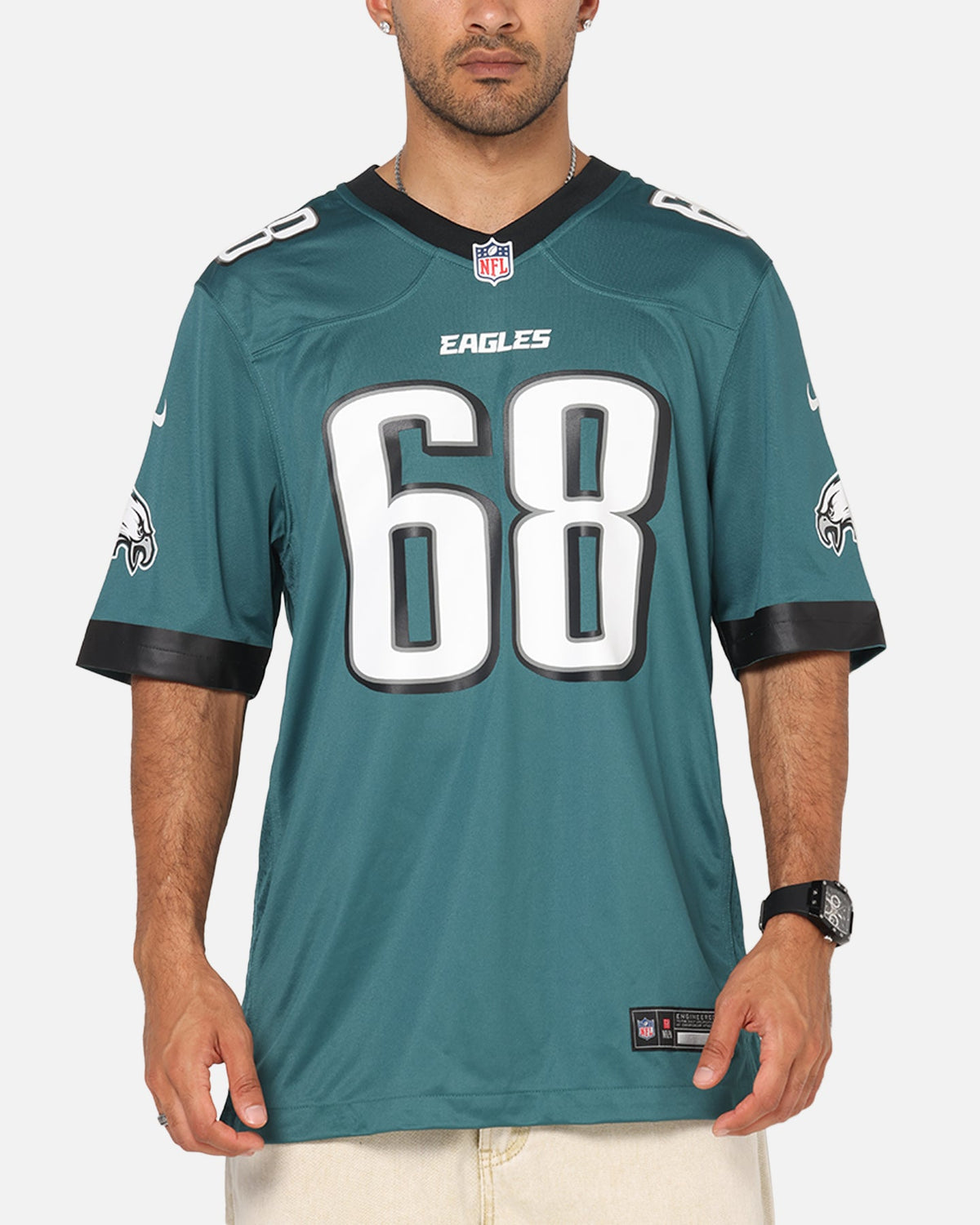 Top Seller Nike Philadelphia Eagles Jordan Mailata #68 Home Game NFL Jersey Teal