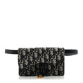Oblique Saddle Belt Bag Blue AT My store
