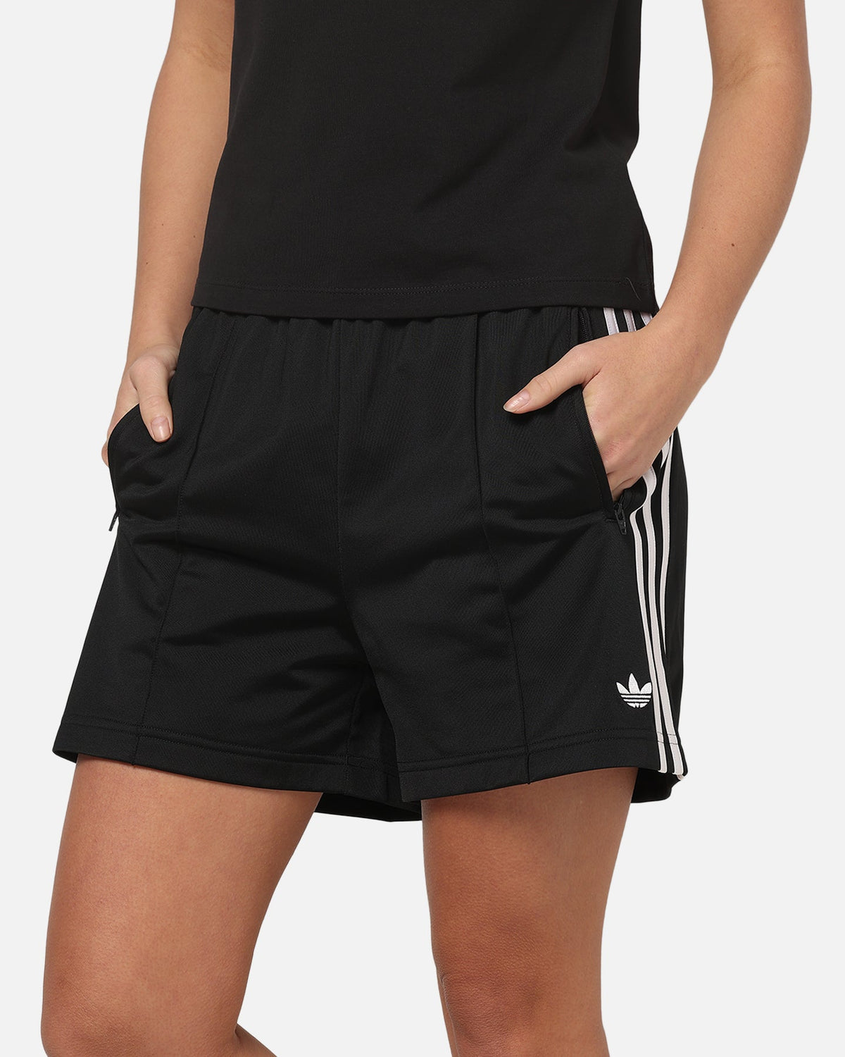 Best-Selling Adidas Women's Firebird Shorts Black/White