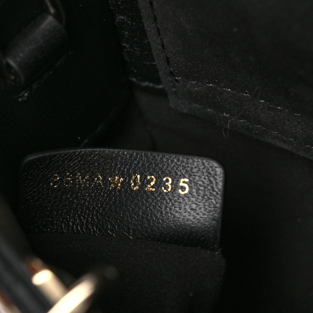 Lambskin Cannage Micro Lady D-Joy Black AT My store