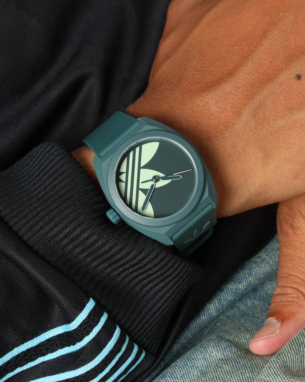 Best-Selling Adidas Project Three Green Eco-Ceramic Watch Green