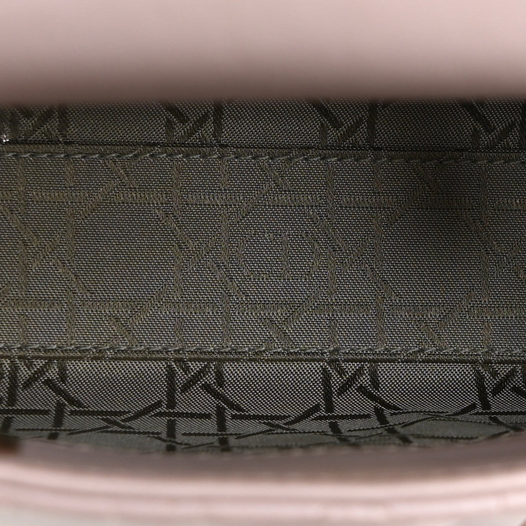 Metallic Lambskin Cannage Mini Lady Dior Lotus AT My store