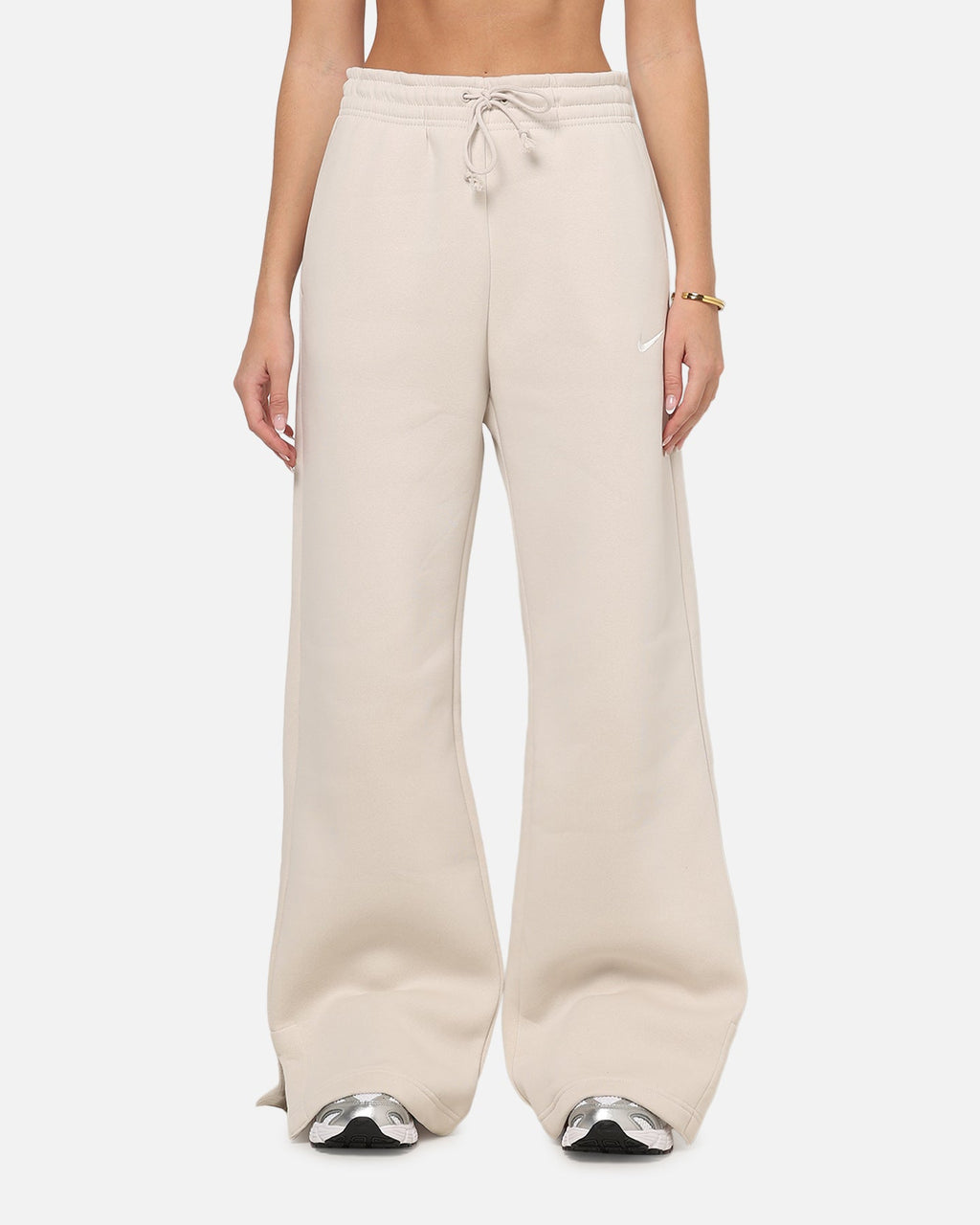 Top Seller Nike Women's Sportswear Phoenix Fleece High Waisted Wide Leg Sweat Pants Lt Orewood Brown