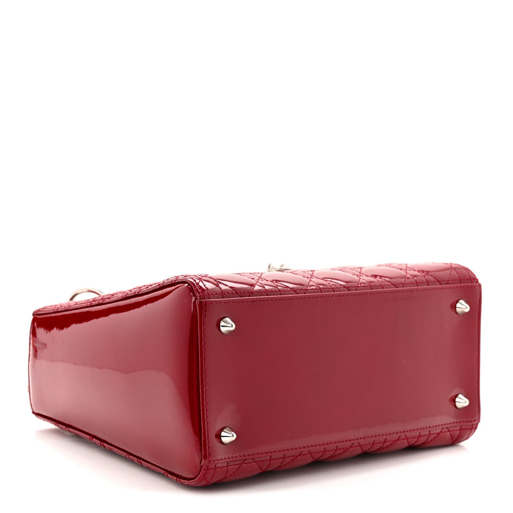 Patent Cannage Medium Lady Dior Red AT My store