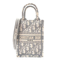 Oblique Mini Book Tote Phone Bag Grey AT My store