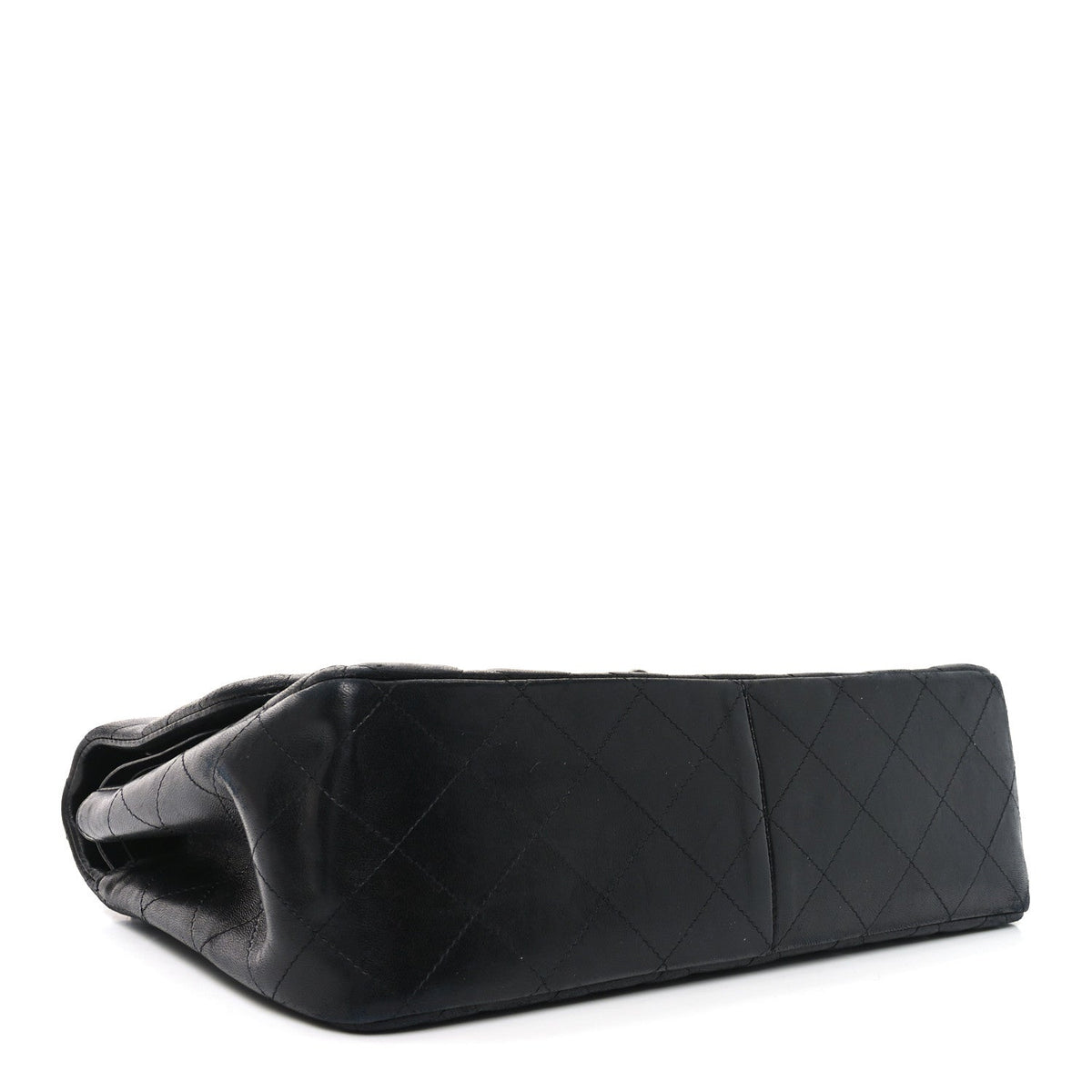 Lambskin Quilted Jumbo Double Flap So Black At My store