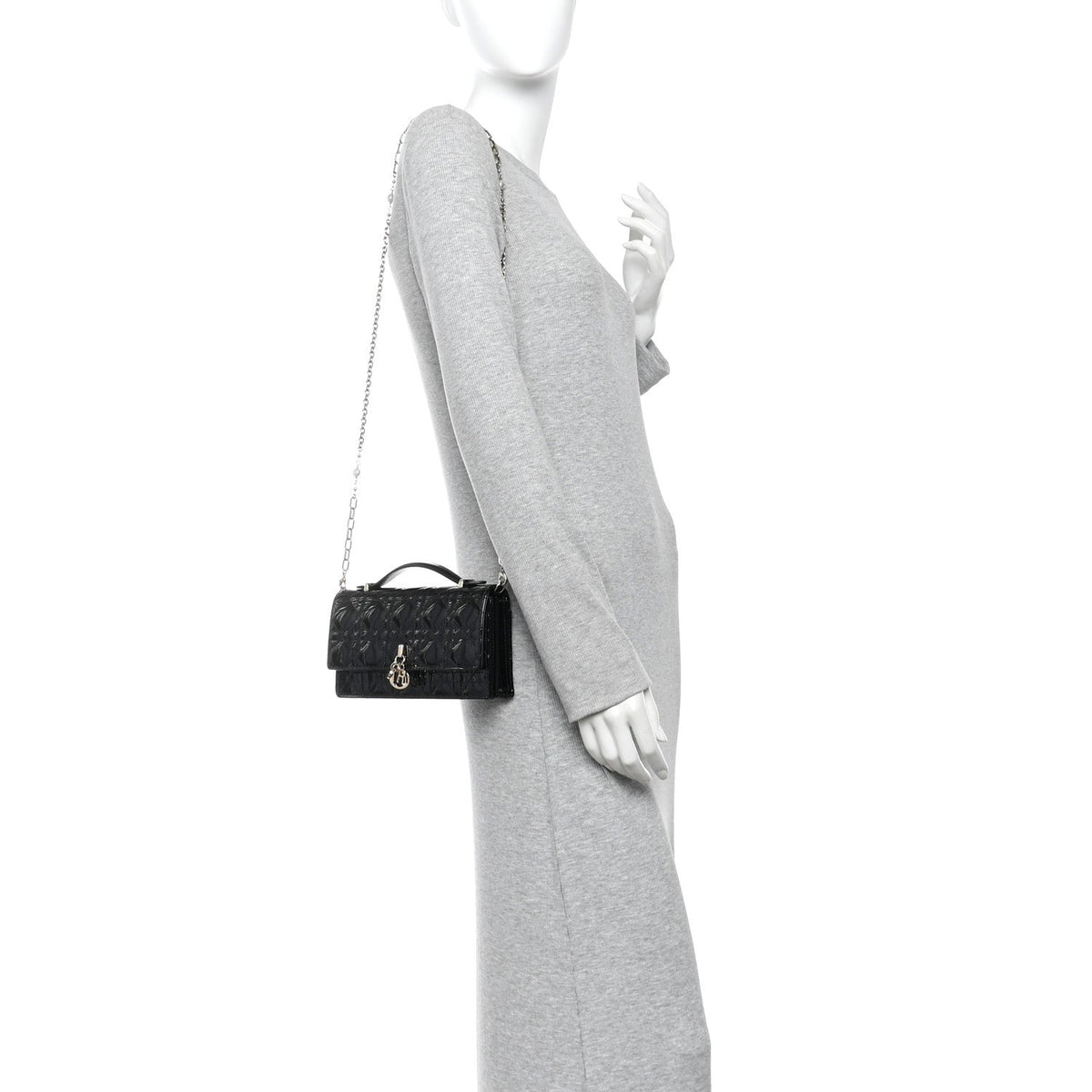 Patent Cannage Mini My Dior Bag Black AT My store