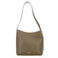 Grained Calfskin Medium Medaillon Bucket Bag Khaki AT My store