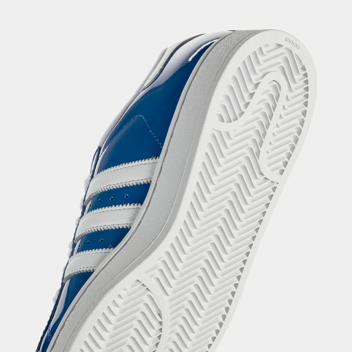 New Arrival ADIDAS ORIGINAL SUPERSTAR  II  PATENT LEATHER Men -ROYAL BLUE/WHITE