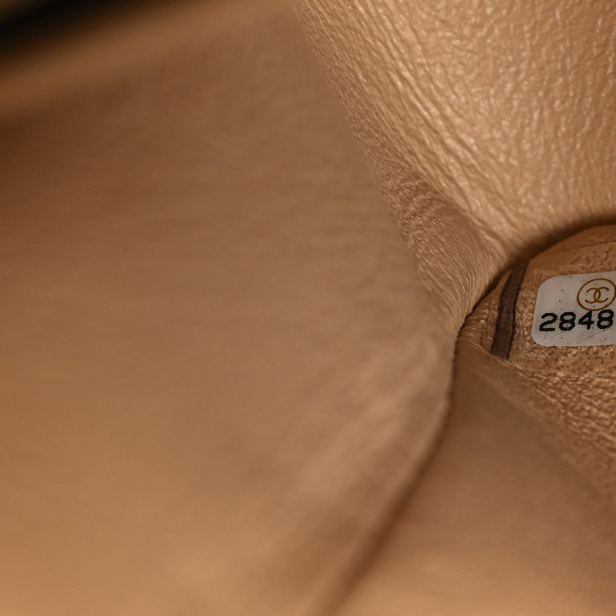 Caviar Quilted Small Double Flap Beige At My store