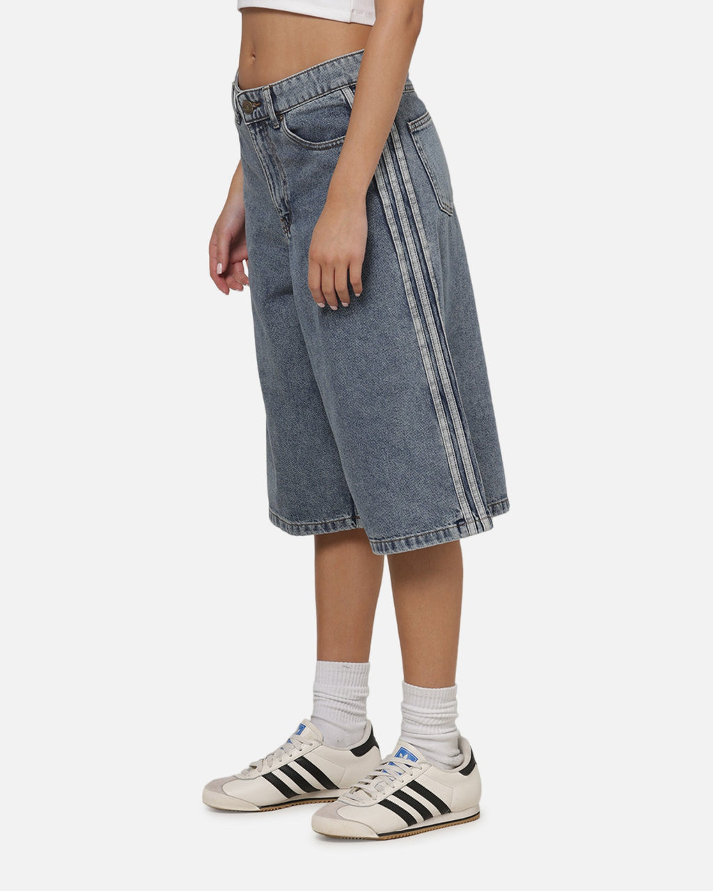 Best-Selling Adidas Women's Jorts Worn Blue