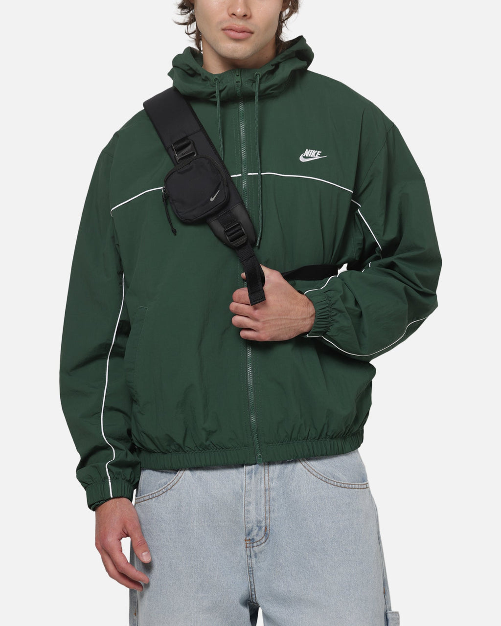 Top Seller Nike Sportswear Commute Sling Bag (8L) Black/Silver