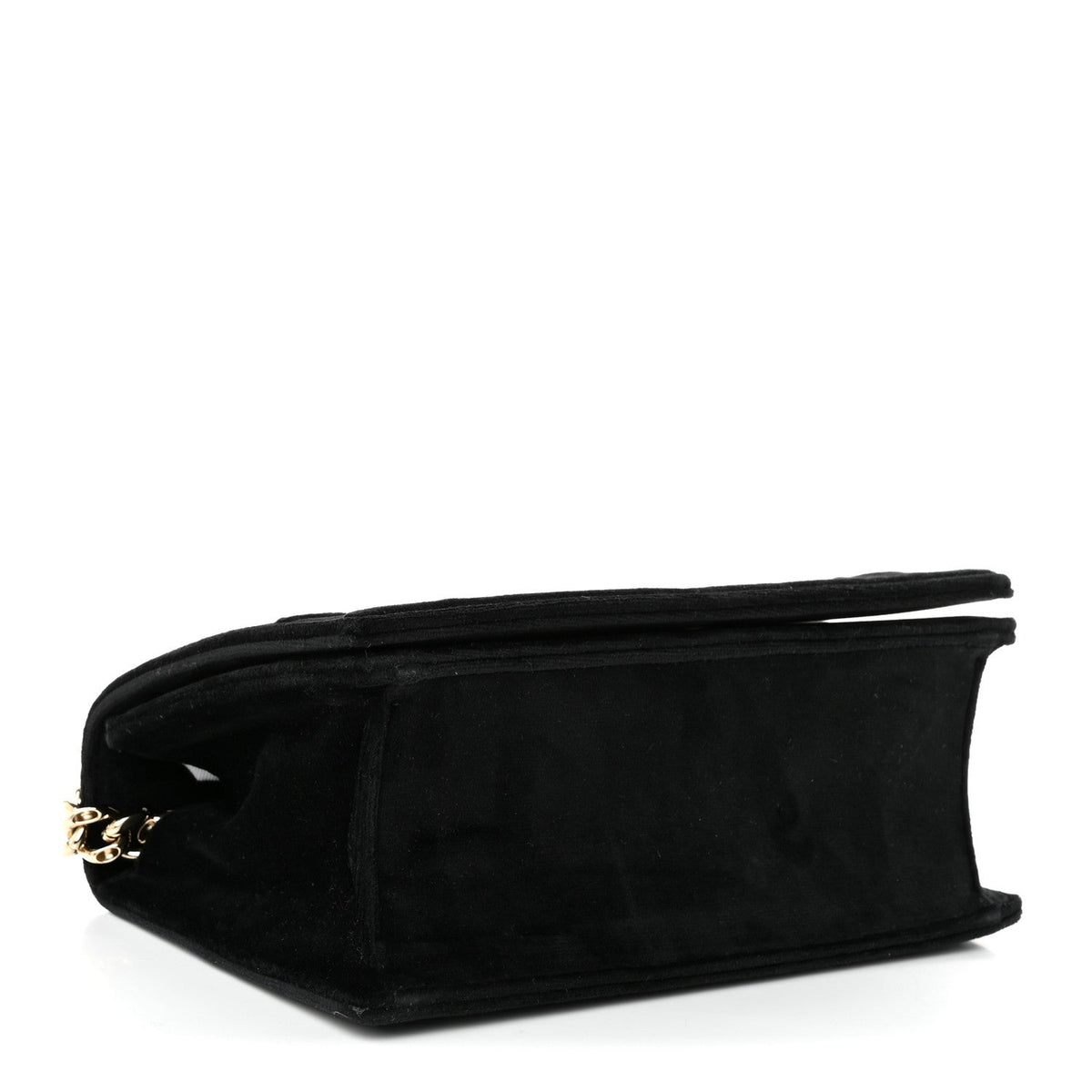 Velvet Small Diorama Flap Bag Black AT My store