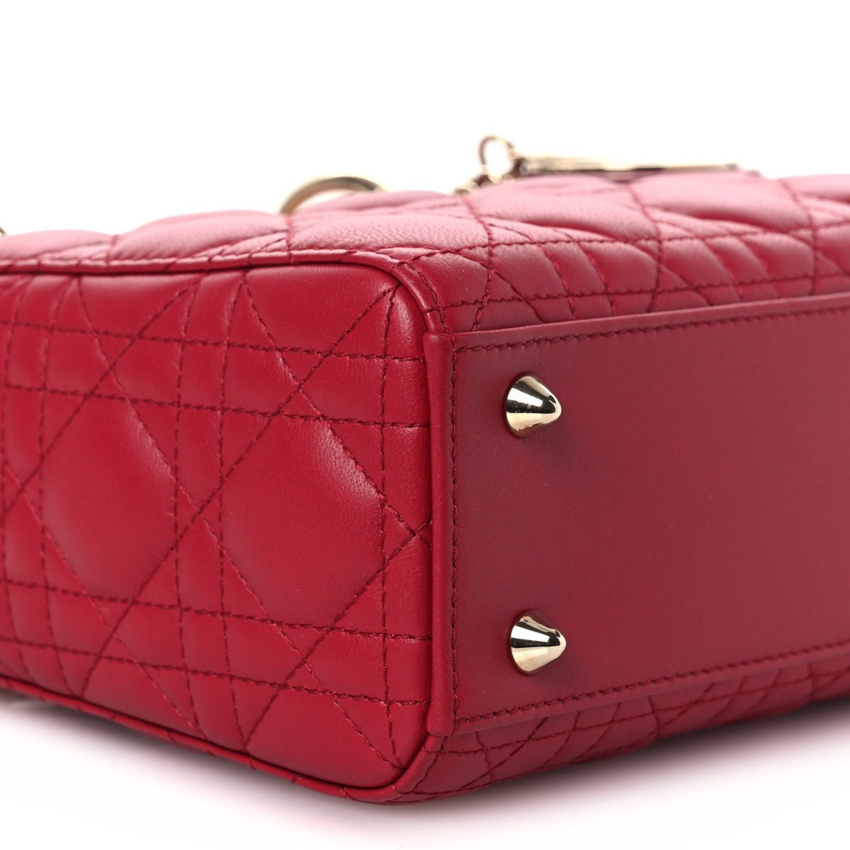 Lambskin Cannage Small My ABCDior Lady Dior Red AT My store