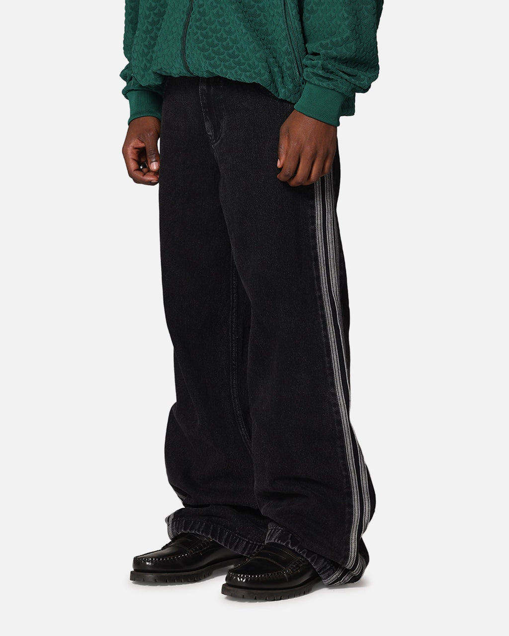 Best-Selling Adidas Adicolor Denim Firebird Pants True Black