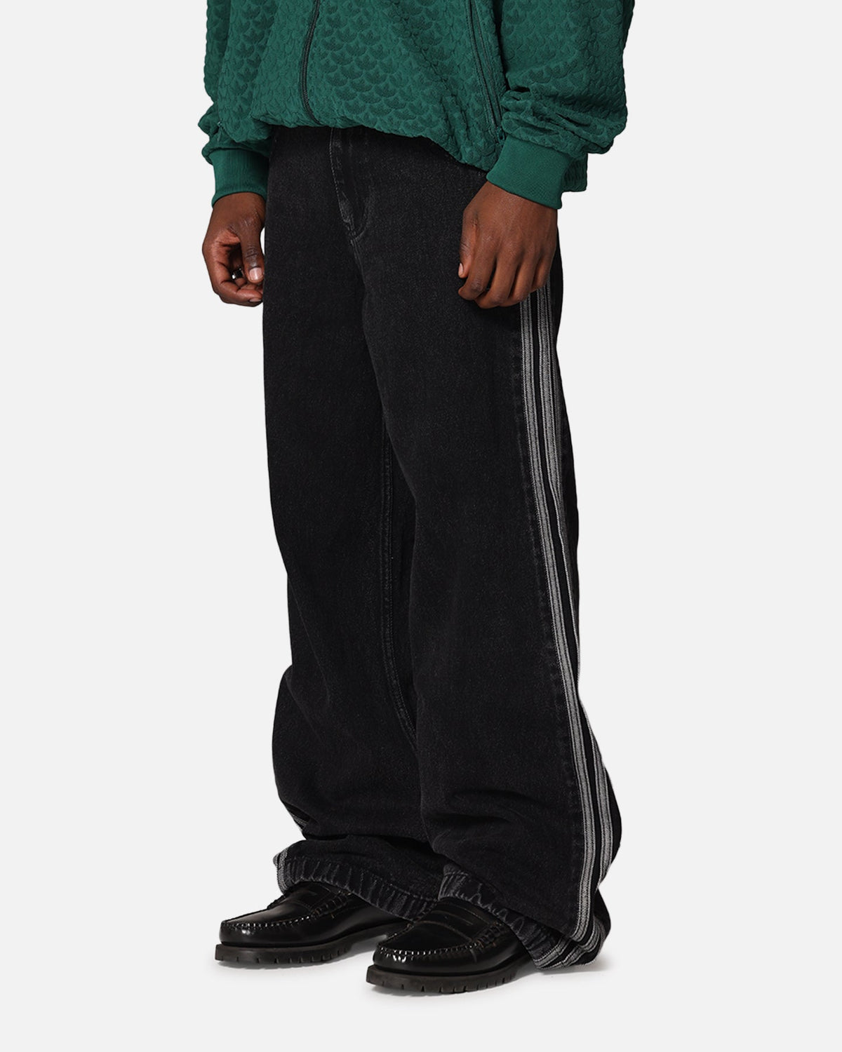 Best-Selling Adidas Adicolor Denim Firebird Pants True Black