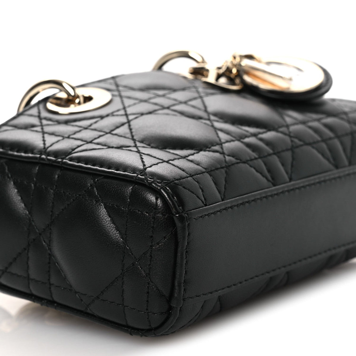 Lambskin Cannage Micro Lady D-Joy Black AT My store