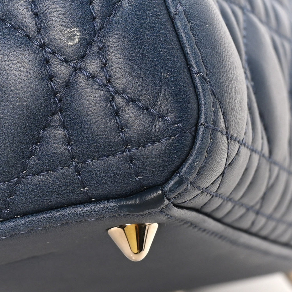 Lambskin Cannage Gradient Small My ABCDior Lady Dior Indigo Blue AT My store