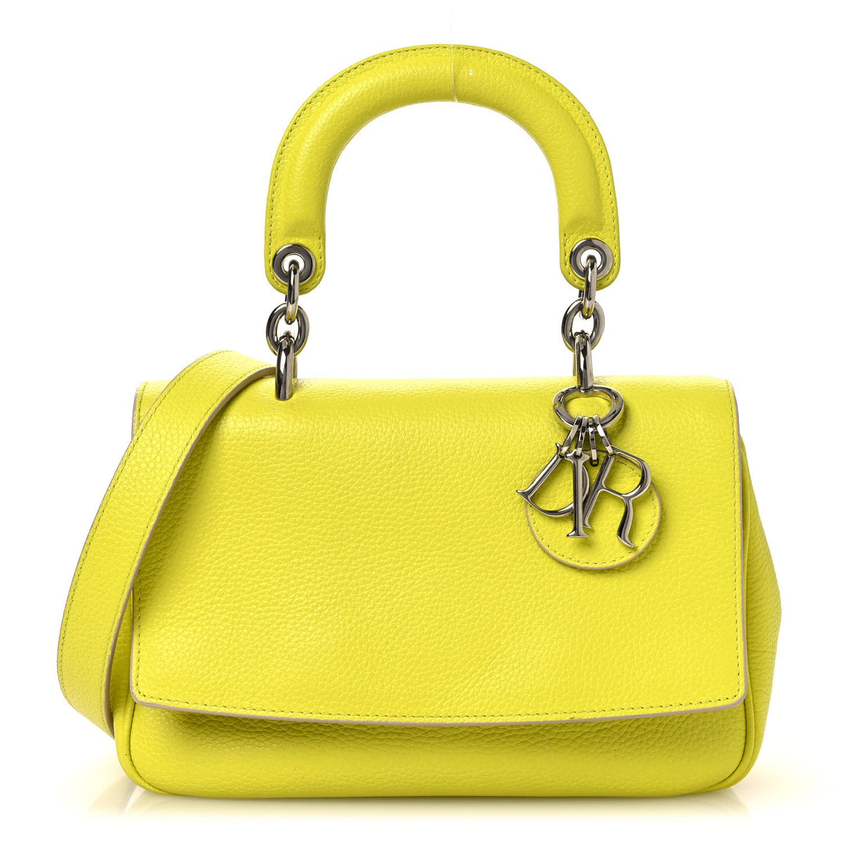 Bullcalf Mini Be Dior Flap Vert Acide AT My store