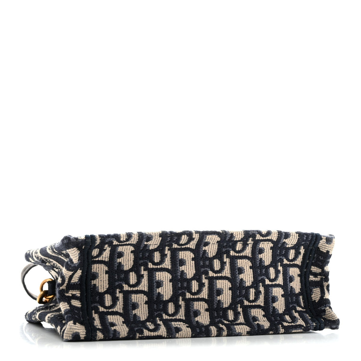 Oblique Mini Book Tote With Strap Blue Multicolor AT My store