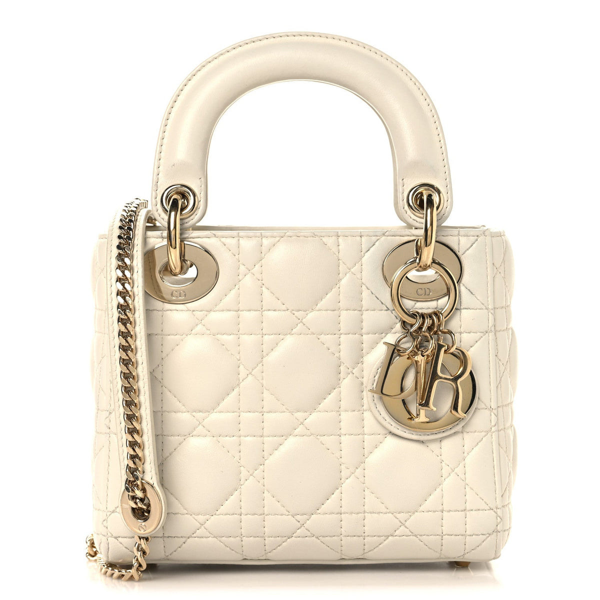 Lambskin Cannage Small My ABCDior Lady Dior Latte AT My store