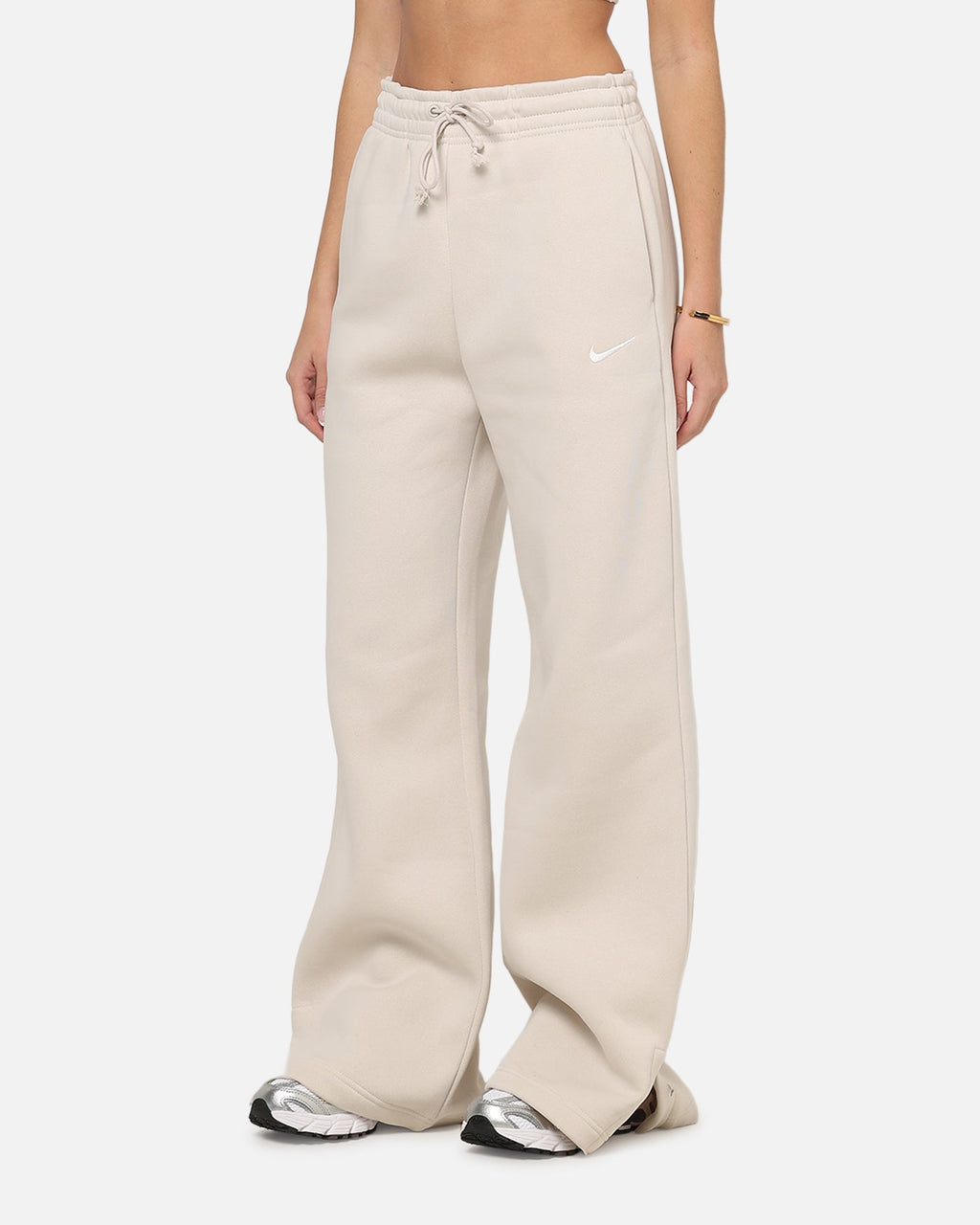 Top Seller Nike Women's Sportswear Phoenix Fleece High Waisted Wide Leg Sweat Pants Lt Orewood Brown