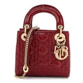Patent Cannage Mini Lady Dior Red AT My store