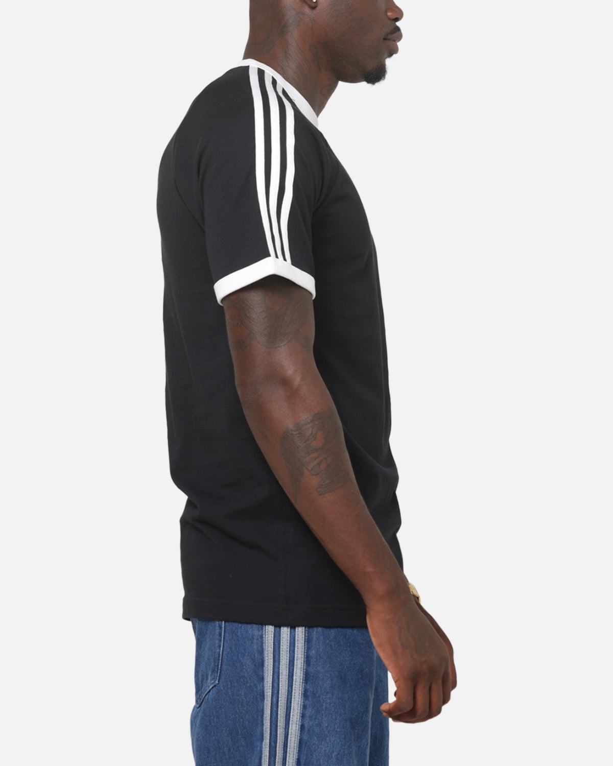 Best-Selling Adidas 3-Stripes T-Shirt Black