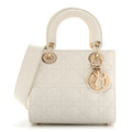 Lambskin Cannage Small My ABCDior Lady Dior White AT My store