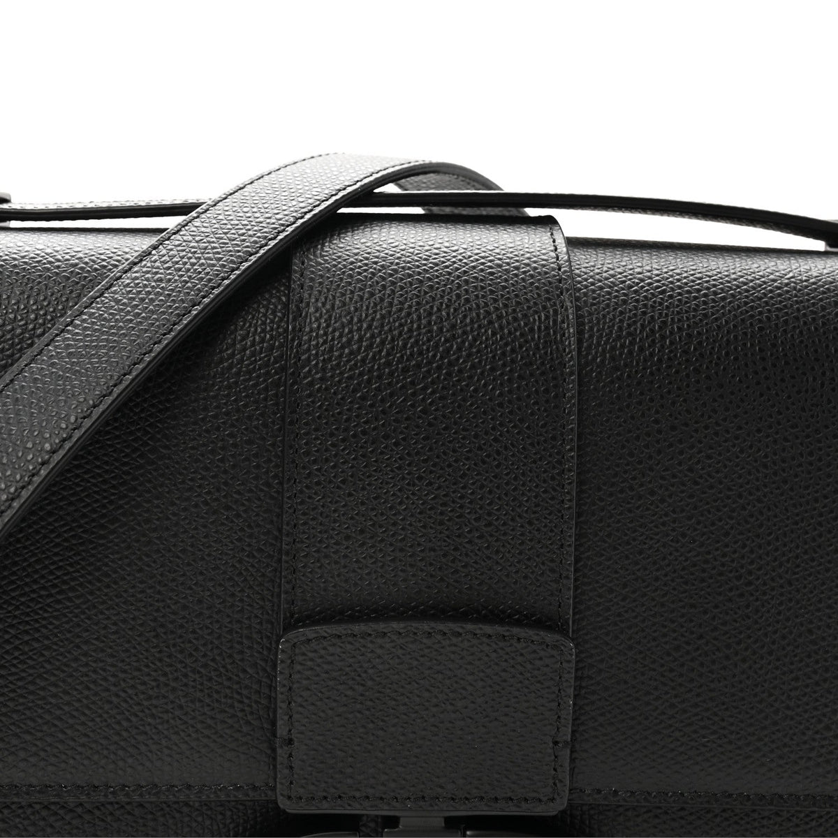 Ultra Matte Grained Calfskin 30 Montaigne Flap Bag Black AT My store