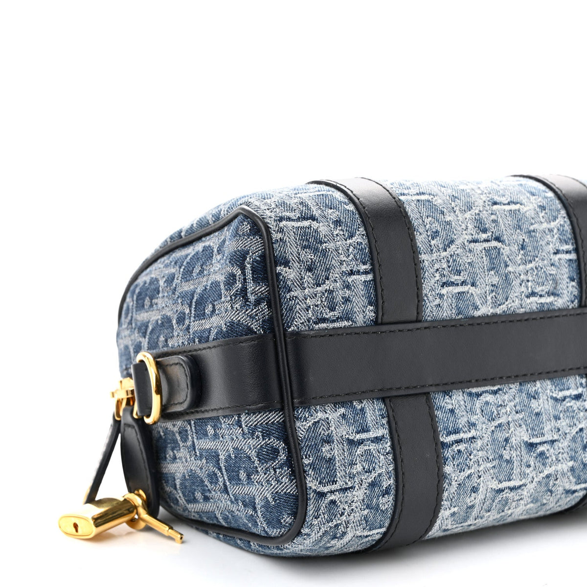 Denim Oblique Groove 20 Bag Blue AT My store